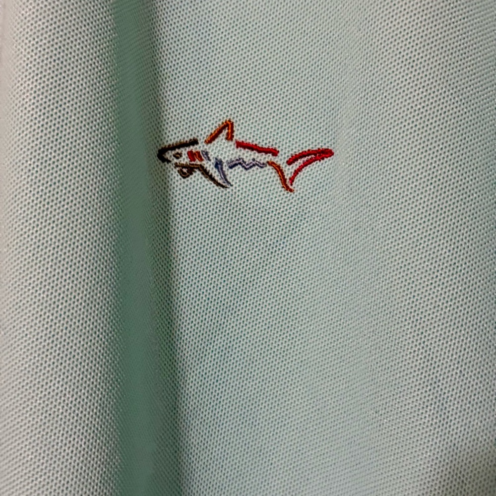 Greg Norman Collection Aqua Polo Shirt NWT XL - Picture 3 of 6
